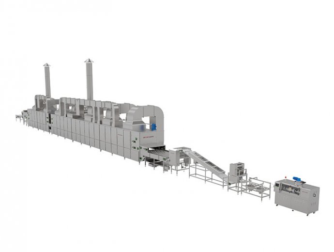 全自動(dòng)非油炸擠出面生產(chǎn)線(xiàn)